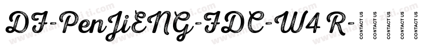 DF-PenJiENG-FDC-W4 R字体转换